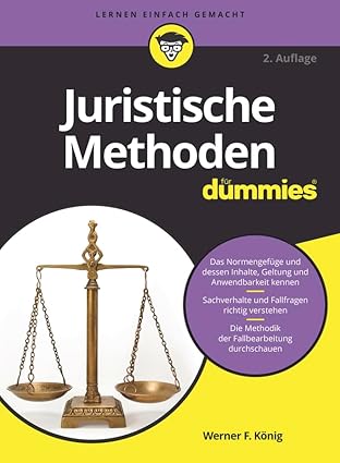 eBook Juristische Methoden for Dummies 1st Edition By Werner F. König